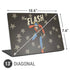 DC Comics The Flash Retro Action Pose Universal Laptop 13in (10.6 x 7.6in) Skin